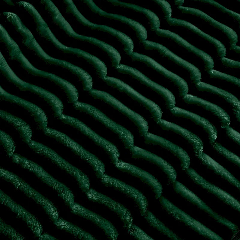 Canapé d'angle en velours côtelé 4 places en U avec housse amovible, assise profonde et passepoil français