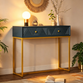 Console moderne et élégante avec rangement, grise
