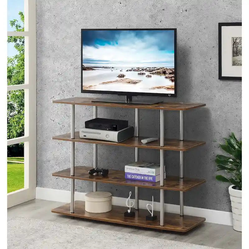 Meuble TV haut à quatre niveaux de 55 pouces