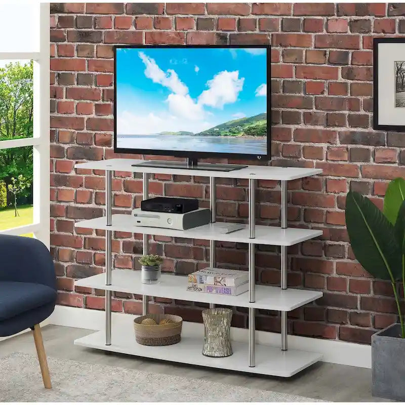 Meuble TV haut à quatre niveaux de 55 pouces