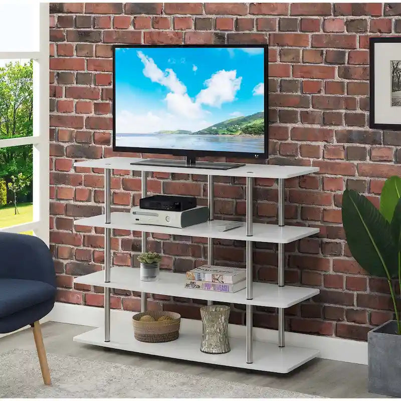 Meuble TV haut à quatre niveaux de 55 pouces