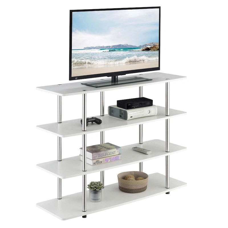 Meuble TV haut à quatre niveaux de 55 pouces
