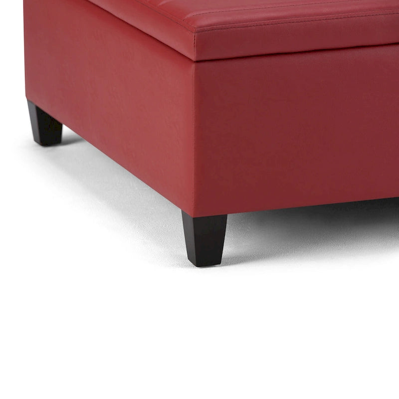Pouf de table carré de style moderne de 36 pouces de large