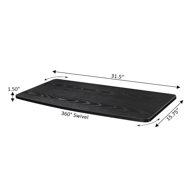 Rehausseur TV rotatif monocouche, compatible avec les téléviseurs jusqu'à 37 pouces.