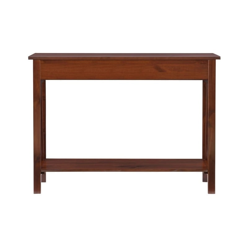 Console d'entrée antique couleur tabac