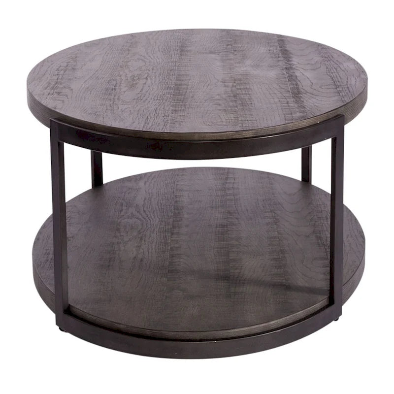 Table basse ovale grise