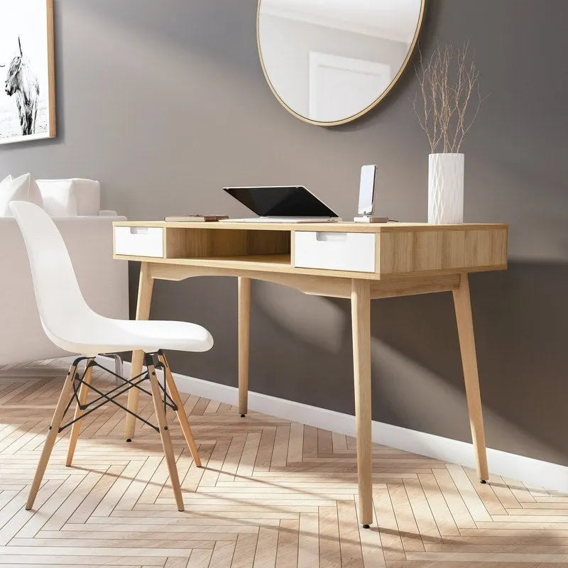Bureau en bois de frêne