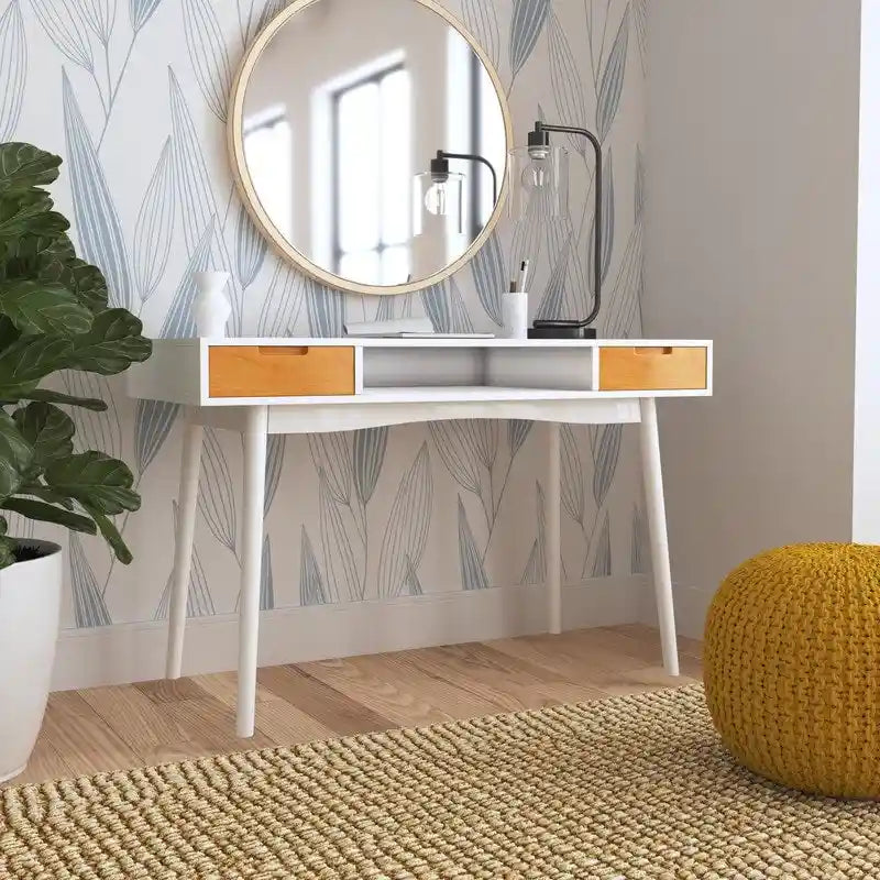 Bureau en bois de frêne