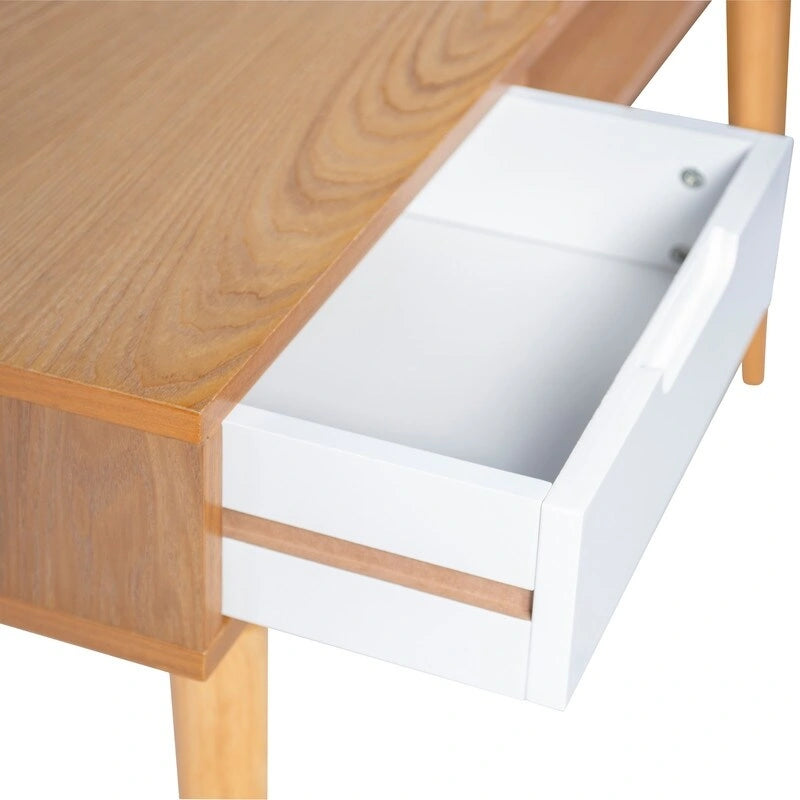 Bureau en bois de frêne