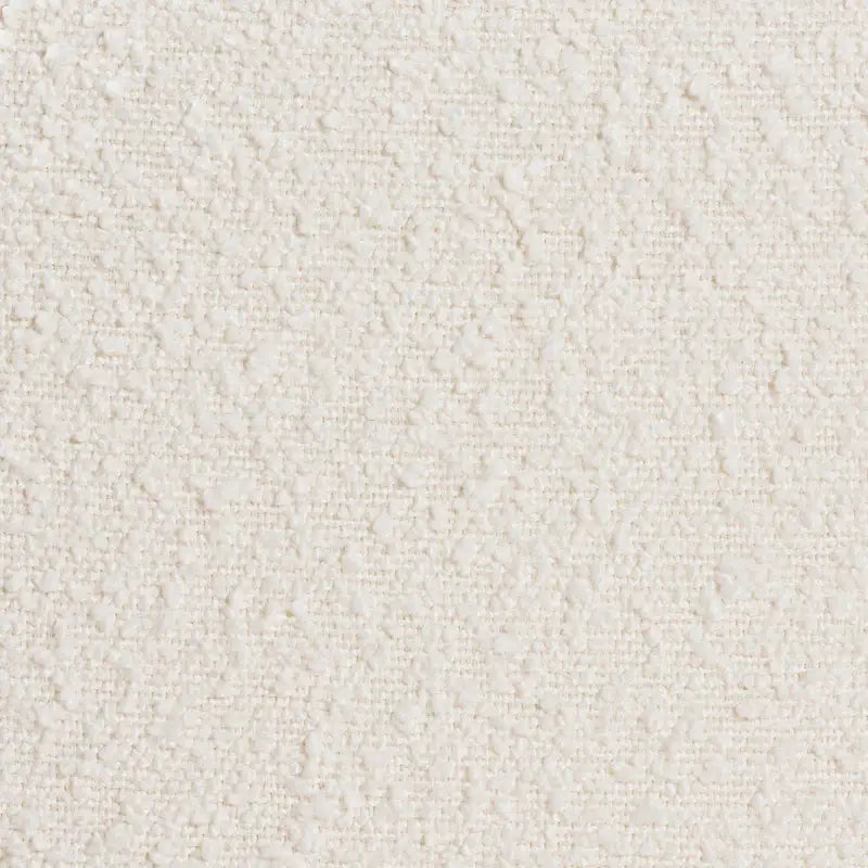 Ensemble de deux chaises de salle à manger modernes de style japonais-nordique : Tissu bouclé et bois massif