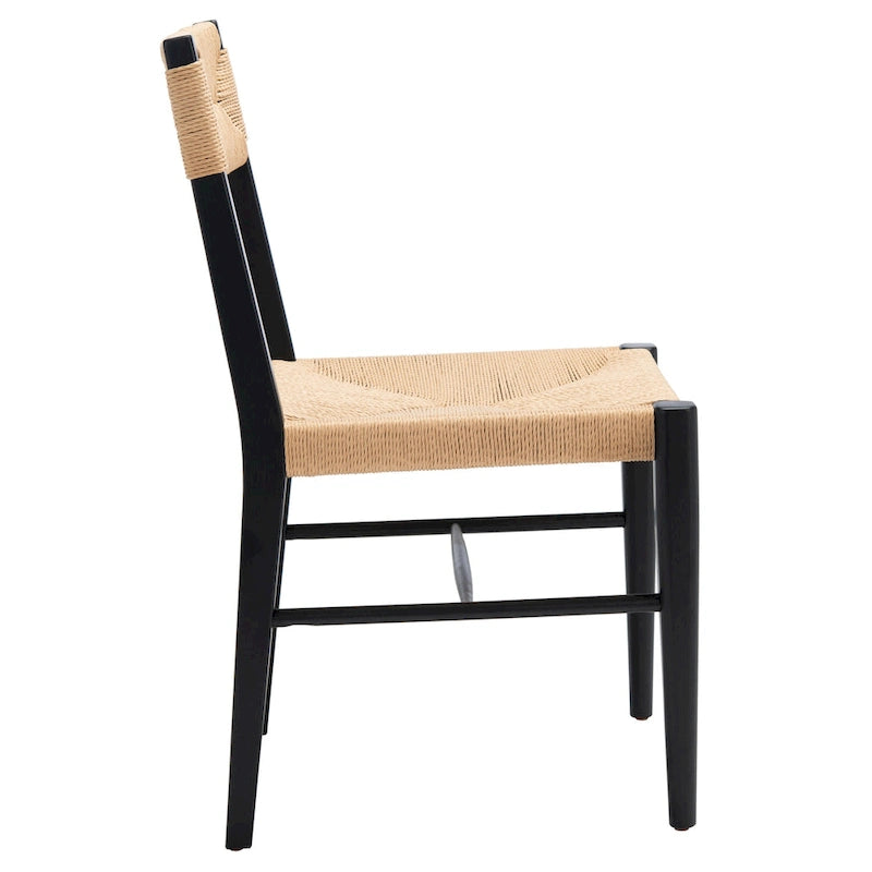 Chaises de salle à manger en rotin (lot de deux) - 41,4 cm de large x 54,1 cm de long x 86,4 cm de haut - 40,6 cm de large x 53,3 cm de profondeur x 86,4 cm de haut