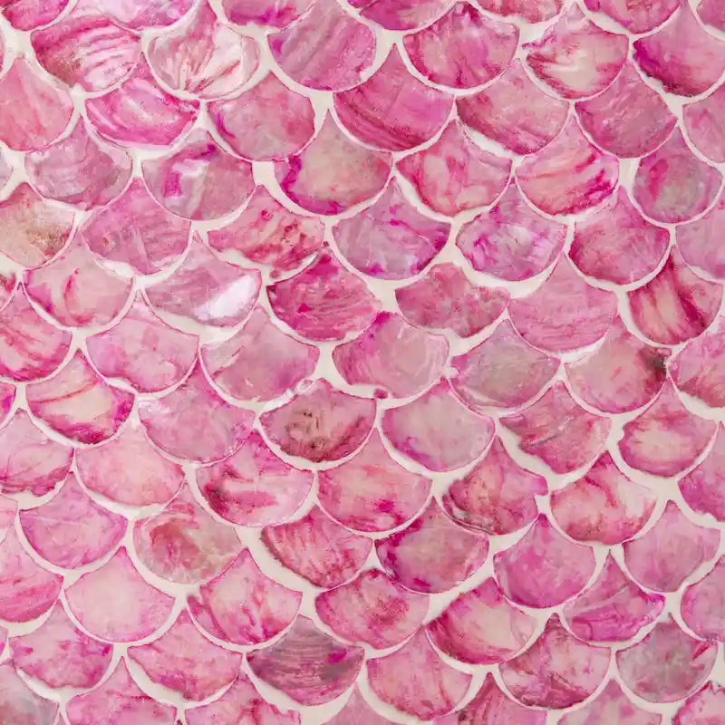 Table d'appoint ronde rose foncé - 35 cm de large x 35 cm de long x 50 cm de haut - 35,5 cm de large x 35,5 cm de profondeur x 51 cm de haut