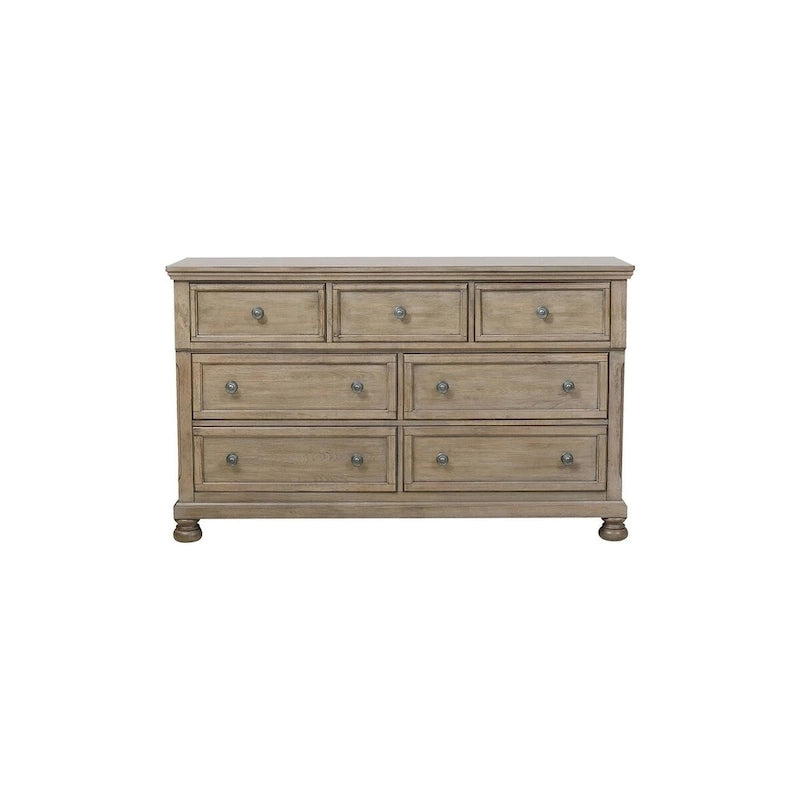 Ensemble de chambre à coucher gris moderne avec lit plateforme de rangement style traîneau
