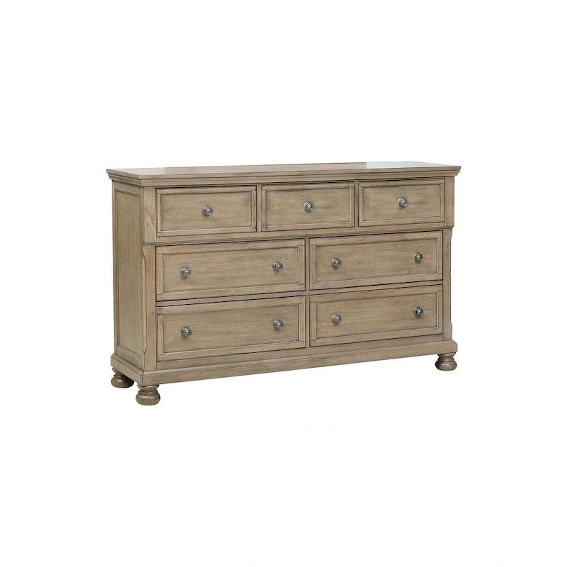 Ensemble de chambre à coucher gris moderne avec lit plateforme de rangement style traîneau