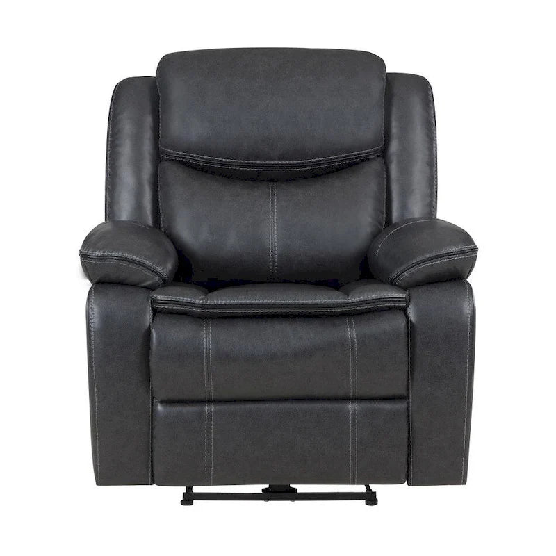Fauteuil inclinable électrique gris foncé