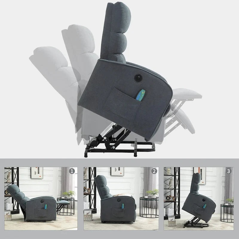 Fauteuil de massage électrique réglable en hauteur/fauteuil inclinable électrique moderne