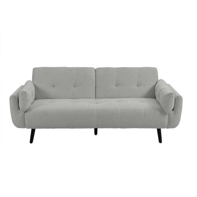 Canapé futon convertible dossier inclinable réglable lit de repos