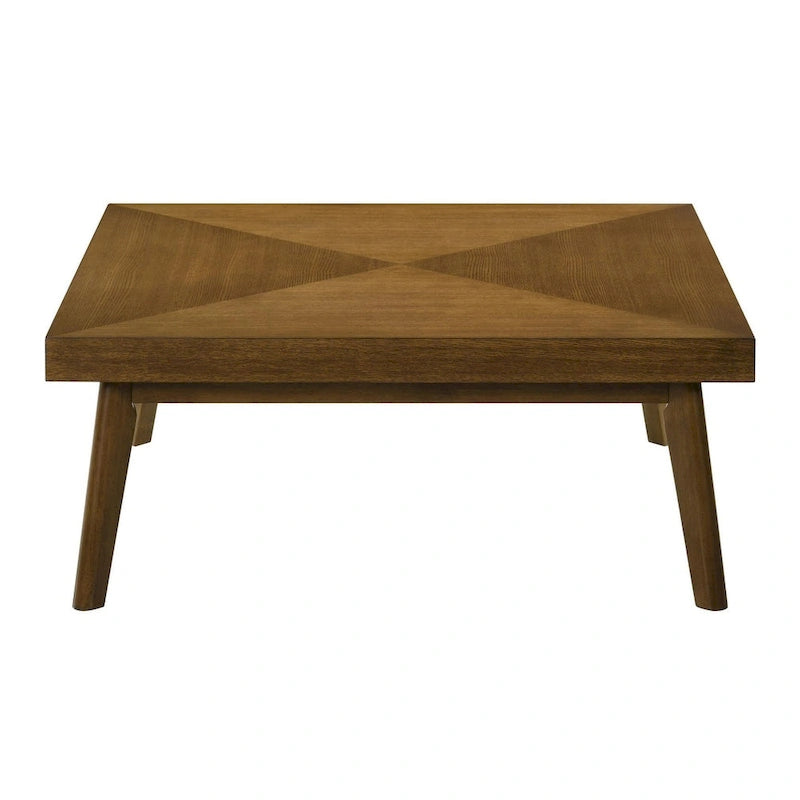 Table basse en noyer (parqueterie diamant)