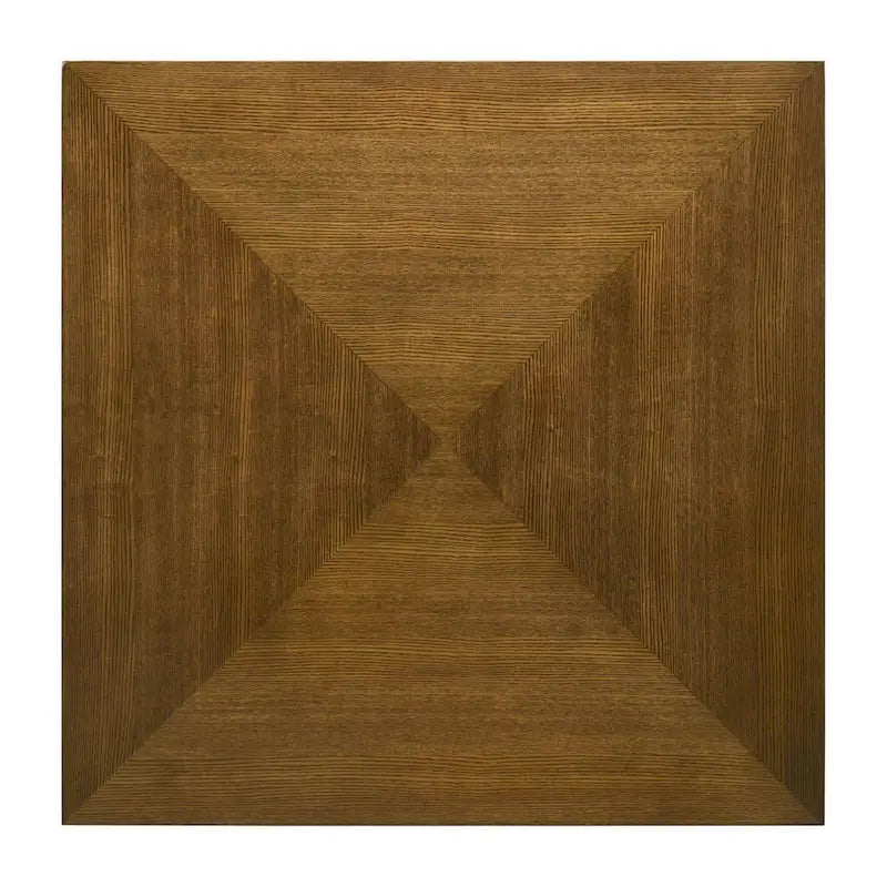 Table basse en noyer (parqueterie diamant)