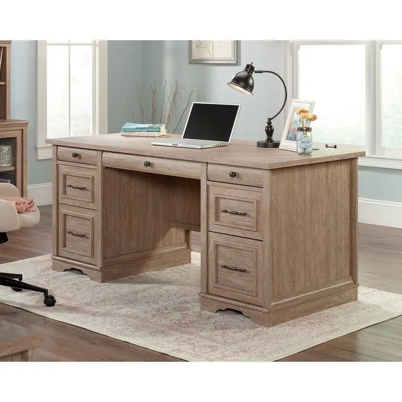 Bureau à double pédalier