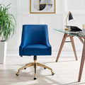 Chaise de bureau en velours performant
