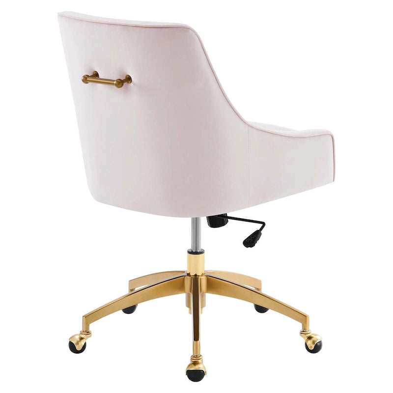 Chaise de bureau en velours performant