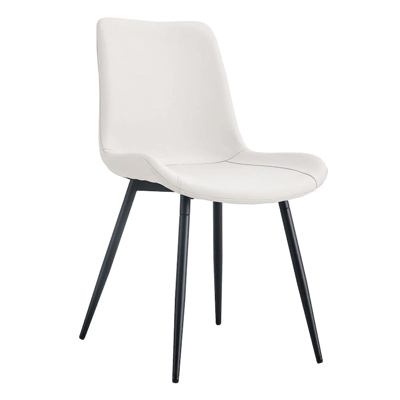 Lot de 4 chaises de salle à manger, chaises de cuisine modernes en similicuir