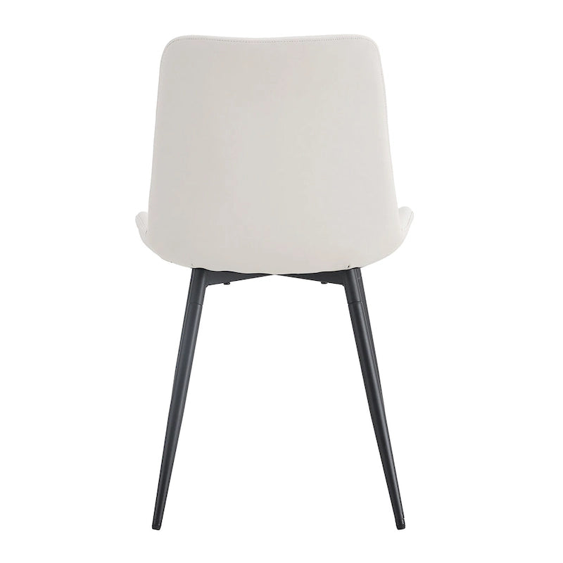 Lot de 4 chaises de salle à manger, chaises de cuisine modernes en similicuir