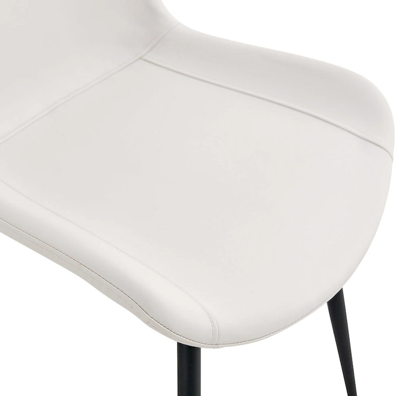 Lot de 4 chaises de salle à manger, chaises de cuisine modernes en similicuir