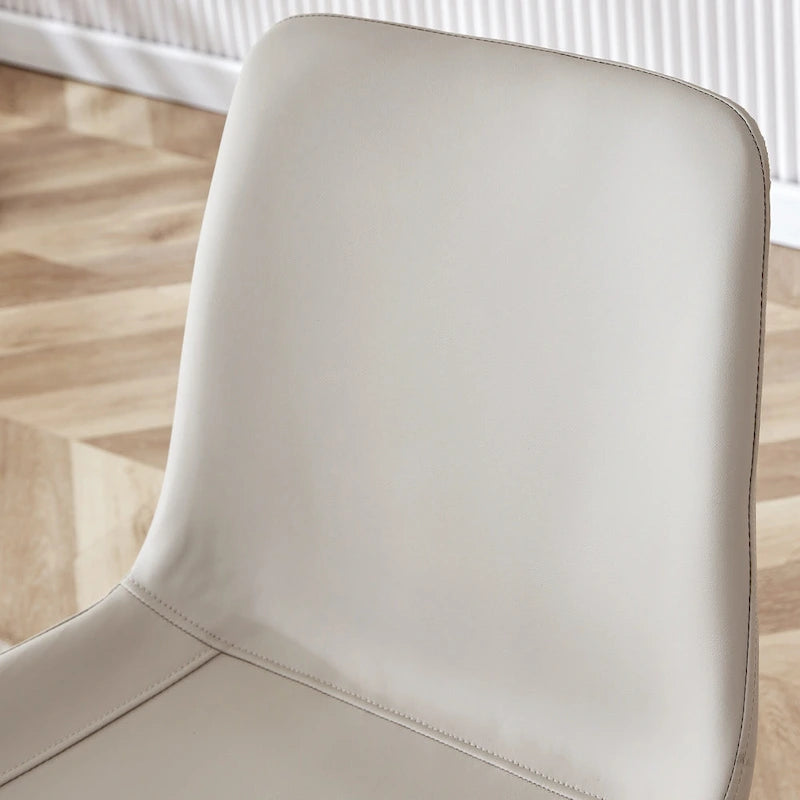 Lot de 4 chaises de salle à manger, chaises de cuisine modernes en similicuir