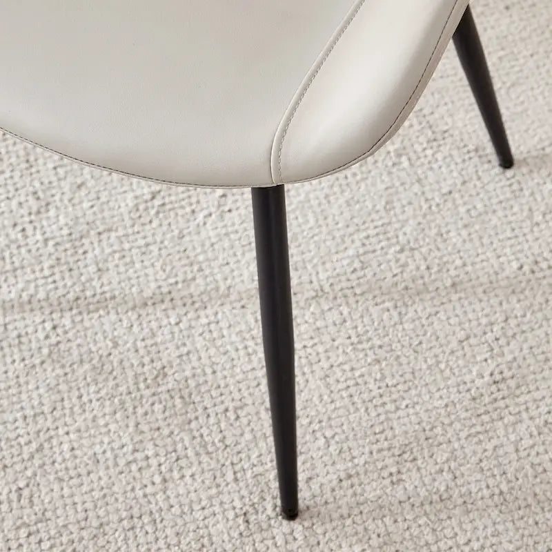 Lot de 4 chaises de salle à manger, chaises de cuisine modernes en similicuir