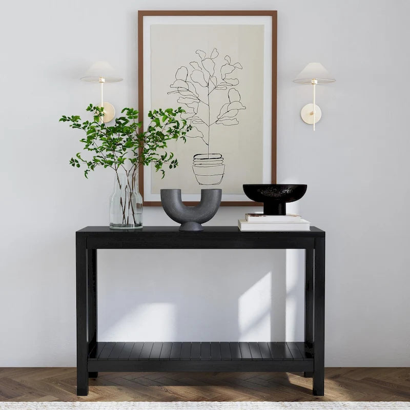 Console en bois massif